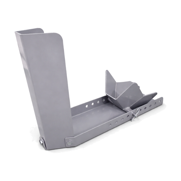 Block’Moto / Scooter gris - Bloque-roue réglable 8 à 24 pouces