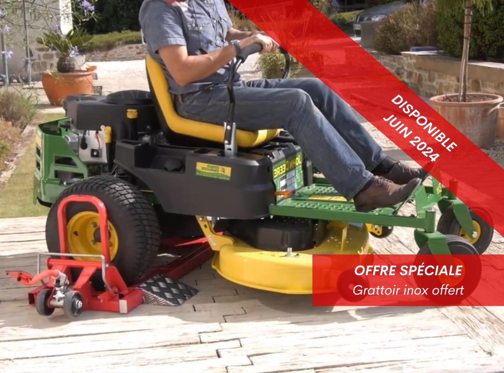 Lève-hydraulique Cliplift Magnum Pour Tracteurs De Pelouse - Capacité 500 Kg - Neuf
