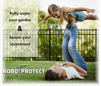 Garages for robotic lawn mowers, automowers, lawnmowers robot